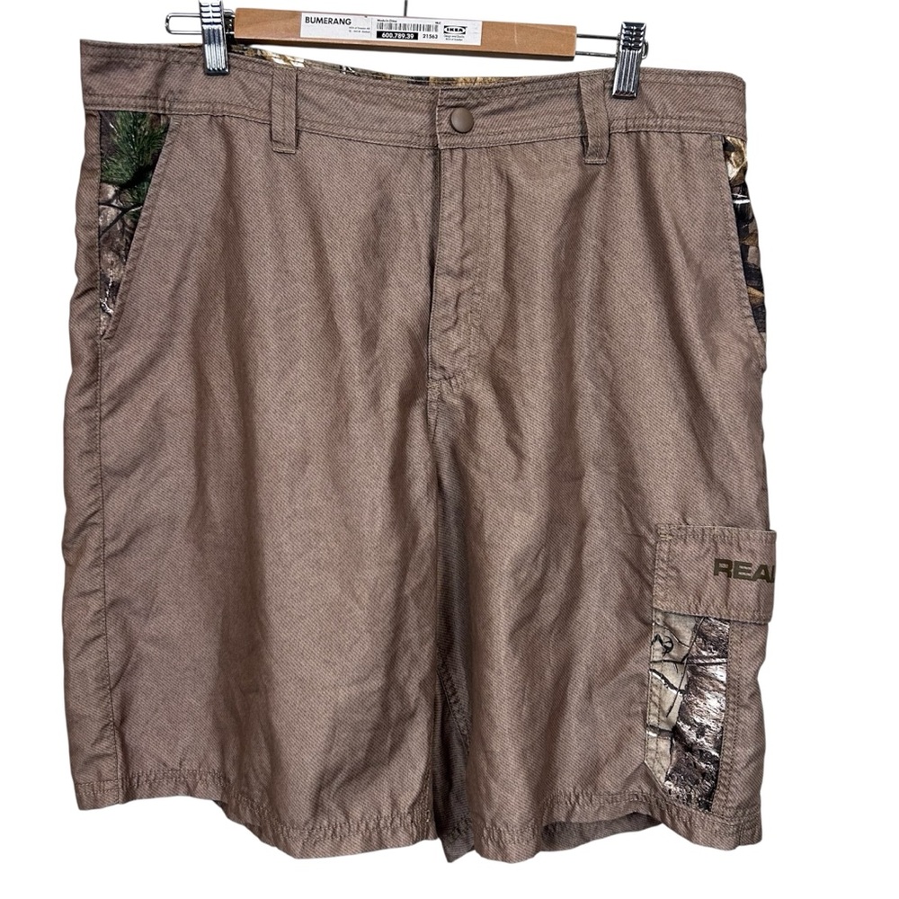 Realtree men’s‎ cargo shorts camouflage size large side pockets